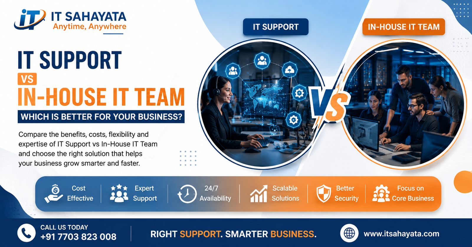 IT Support vs In-House IT Team: Which Is Better for Your Business?